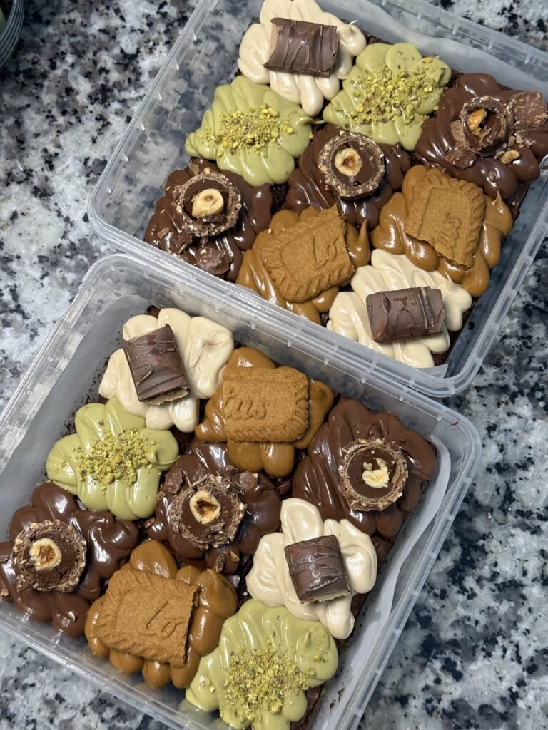 Brownie with fillings