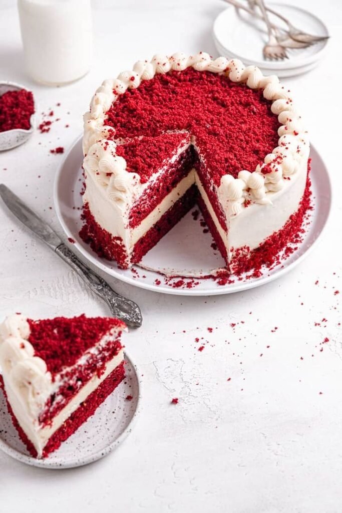 Red Velvet with cream cheese frosting
