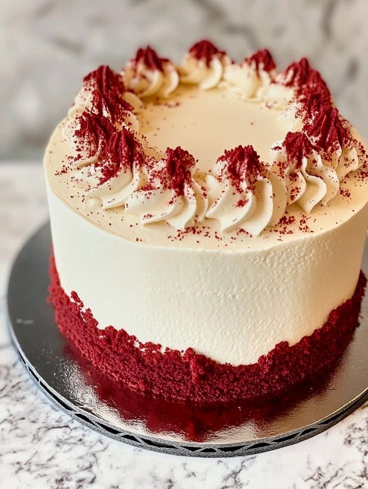 Redvelvet with whipped creamcheese