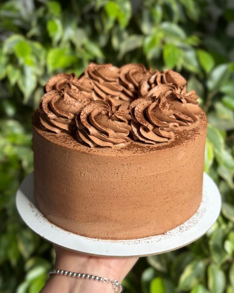 Chocolate Cake with whipped cream