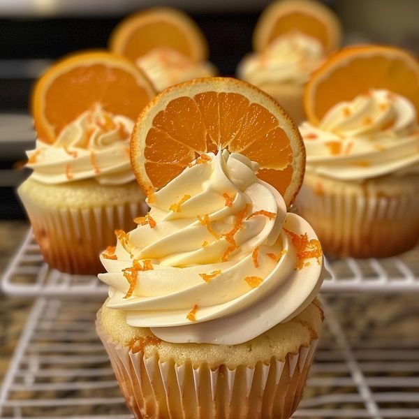 Fruit Cupcakes - Lemon, Orange or Strawberry