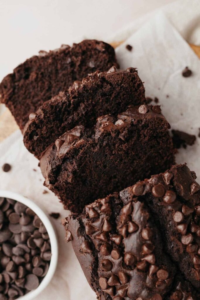 Chocolate Pound Cake with Chocolate Chips